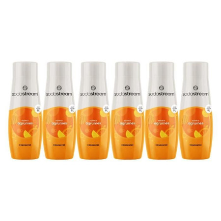 Lot de 6 Concentrés Saveur AGRUMES SODASTREAM - 440ml