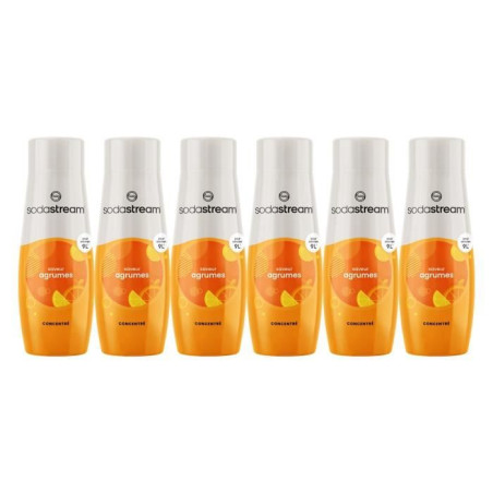 Lot de 6 Concentrés Saveur AGRUMES SODASTREAM - 440ml