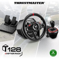 Volant gaming - THRUSTMASTER - T128 X SHIFTER PACK - Pour Xbox Series XS Xbox One et Volant gaming - THRUSTMASTER - T128 X SHIFTER PACK - Pour Xbox Series XS Xbox One et