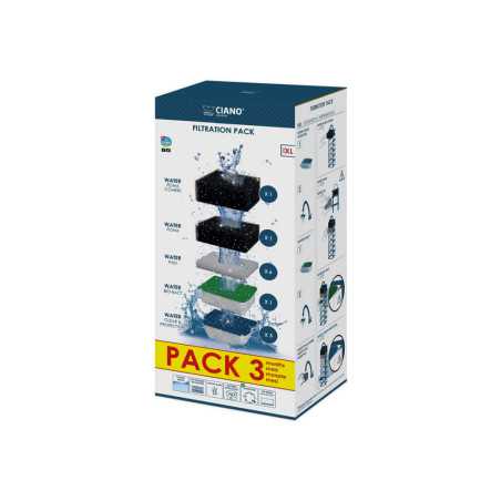 Pack cartouches 3 mois - CIANO - CIA056065 - Taille XL