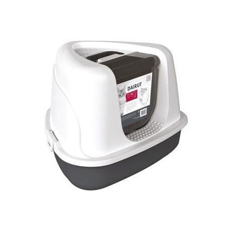 Maison de toilette - Mpets - DAIRUT Noir & Blanc