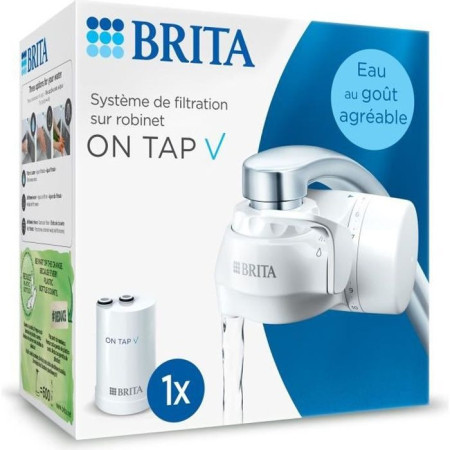 Systeme de filtration sur robinet - BRITA - ON TAP V - 600 L d'eau filtrée / 4 mois -