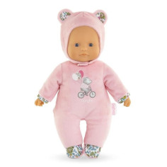 Mon Doudou COROLLE - Pti' Coeur Ours Rose - 30 cm - petit poupon - senteur de vanille - des 9 mois Mon Doudou COROLLE - Pti' Coeur Ours Rose - 30 cm - petit poupon - senteur de vanille - des 9 mois