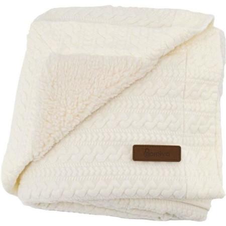 Couverture - DOMIVA - BOUBOU - Double face - 75x100 cm