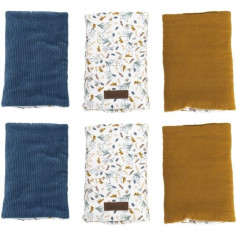 Tour de lit - DOMIVA - AU FIL DE L'EAU - Modulable - x6 - Ouvert 40 x 25 cm/fermé 17 Tour de lit - DOMIVA - AU FIL DE L'EAU - Modulable - x6 - Ouvert 40 x 25 cm/fermé 17