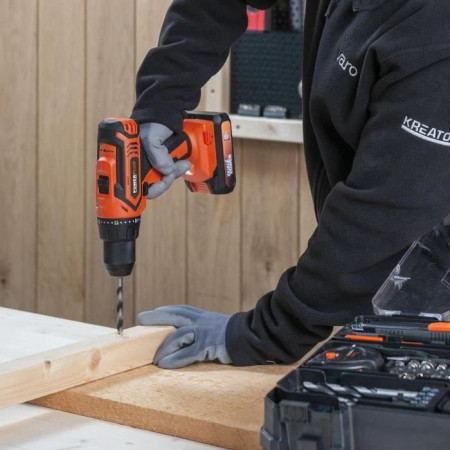 Perceuse Visseuse Dévisseuse Sans Fil 20V Avec Chargeur Rapide Et Mallette