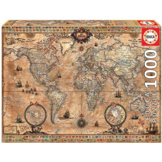 Puzzle - EDUCA - Mappe monde - 1000 pieces - Adulte - Voyage et cartes Puzzle - EDUCA - Mappe monde - 1000 pieces - Adulte - Voyage et cartes