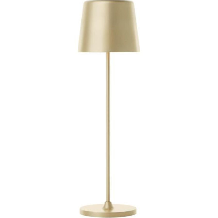 Lampe a poser d'extérieur - BRILLIANT - KAAMI - Rechargeable - Or mat - LED - 2W - 31