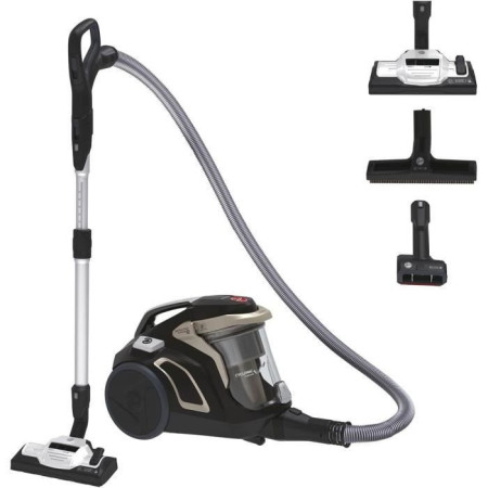 Aspirateur Traineau Sans Sac - HOOVER - HP720PET - 850 W - 68 dBA - Cassette 2 L - Sp