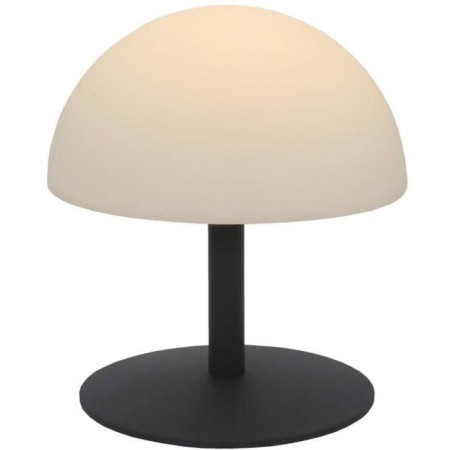 Lampe de table sans fil - LUMISKY - NEPTUNE ROCK - H20 cm- Pied en acier - Gris - LED