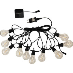Guirlande lumineuse extérieur - LUMISKY - PARTY CLEAR HYBRID - 7.50 m - Solaire et su Guirlande lumineuse extérieur - LUMISKY - PARTY CLEAR HYBRID - 7.50 m - Solaire et su