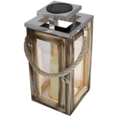 Lanterne solaire - LUMISKY - OAKY - Effet bougie - LED blanc chaud Lanterne solaire - LUMISKY - OAKY - Effet bougie - LED blanc chaud