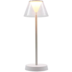 Lampe de table sans fil - LUMISKY - BEVERLY WHITE - H34 cm - LED blanc chaud Lampe de table sans fil - LUMISKY - BEVERLY WHITE - H34 cm - LED blanc chaud