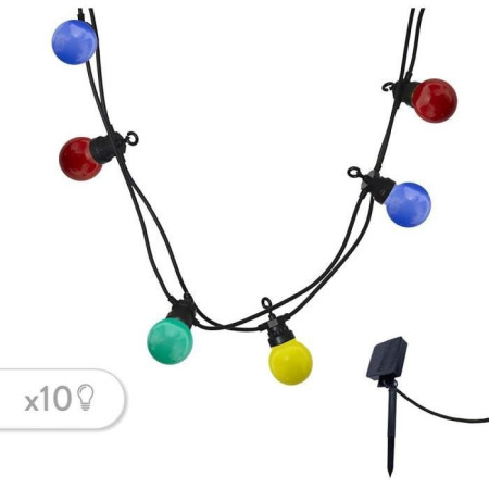 Guirlande lumineuse solaire - LUMISKY - PARTY GUINGUETTE SOLAR - 5.70 m - 8 modes - 1