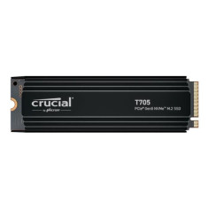 SSD Interne Gaming avec Dissipateur Premium - CRUCIAL - T705 SSD 2To PCIe Gen5 NVMe M SSD Interne Gaming avec Dissipateur Premium - CRUCIAL - T705 SSD 2To PCIe Gen5 NVMe M