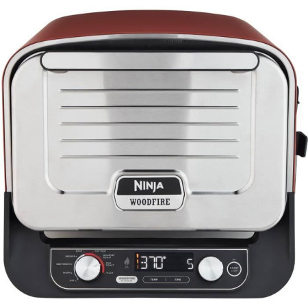 Four a pizza électrique 8-en-1 NINJA - Woodfire - OO101EU - Plaque pro-heat - Pierre