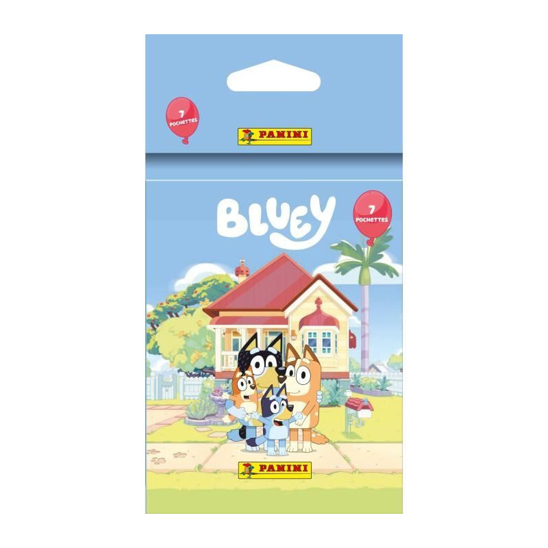 Panini BLUEY - Blister 3 Avec 7 Pochettes, La Collection Qui Va Te Faire Craquer !