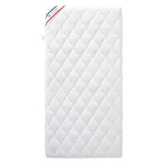 Matelas Bébé Climatisé - 60x120x10 cm - Reversible - Déhoussable - Anti Acarien - Fab Matelas Bébé Climatisé - 60x120x10 cm - Reversible - Déhoussable - Anti Acarien - Fab