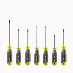 Jeu de 7 tournevis magnétiques RYOBI - RHSDS7PC Jeu de 7 tournevis magnétiques RYOBI - RHSDS7PC