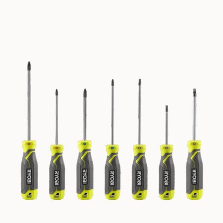 Jeu de 7 tournevis magnétiques RYOBI - RHSDS7PC