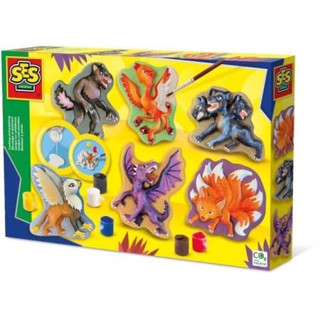 Moulage et peinture - Créatures mythiques - Loisirs créatifs - SES CREATIVE - Mouler