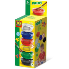 Gouache (6x45ml) - SES CREATIVE - Six couleurs : rouge Gouache (6x45ml) - SES CREATIVE - Six couleurs : rouge