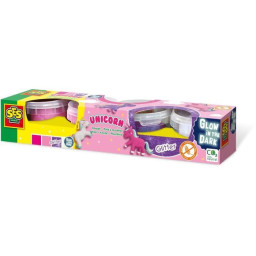 Pâte a modeler licorne 4x90 g - SES CREATIVE - Spécialement conçue pour créer de magn