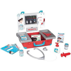 Smoby - Malette médicale - Nombreux accessoires de médecin - Dés 3 ans - Fabriqué en France Smoby - Malette médicale - Nombreux accessoires de médecin - Dés 3 ans - Fabriqué en France