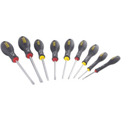 Jeu de 10 Tournevis - STANLEY FATMAX - FMHT65439-0 - Electricien + Mecanicien + Phillips + Testeur Jeu de 10 Tournevis - STANLEY FATMAX - FMHT65439-0 - Electricien + Mecanicien + Phillips + Testeur