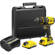 Perceuse visseuse 80 Nm Brushless Lithium 18V - 2 Batteries 2Ah - STANLEY FATMAX V20 Perceuse visseuse 80 Nm Brushless Lithium 18V - 2 Batteries 2Ah - STANLEY FATMAX V20