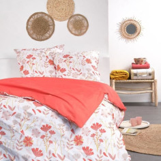 Parure de lit 2 personnes - TODAY - Sunshine 11.43 - 220 x 240 cm - 100% Coton imprimé Parure de lit 2 personnes - TODAY - Sunshine 11.43 - 220 x 240 cm - 100% Coton imprimé