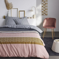 Parure de lit 2 personnes - TODAY - Sunshine 15.9 - 220 x 240 cm - 100% Coton imprimé Parure de lit 2 personnes - TODAY - Sunshine 15.9 - 220 x 240 cm - 100% Coton imprimé