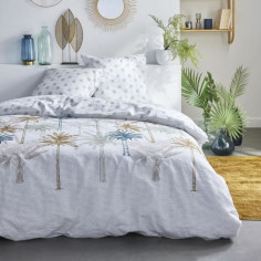 Parure de lit 2 personnes - TODAY - Sunshine 16.3 - 220 x 240 cm - 100% Coton imprimé Parure de lit 2 personnes - TODAY - Sunshine 16.3 - 220 x 240 cm - 100% Coton imprimé