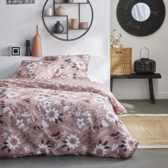 Parure de lit 2 personnes - TODAY - Sunshine 16.8 - 220 x 240 cm - 100% Coton imprimé Parure de lit 2 personnes - TODAY - Sunshine 16.8 - 220 x 240 cm - 100% Coton imprimé