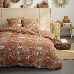 Parure de lit 2 personnes - TODAY - Sunshine 16.23 - 240 x 260 cm - 100% Coton imprimé Parure de lit 2 personnes - TODAY - Sunshine 16.23 - 240 x 260 cm - 100% Coton imprimé