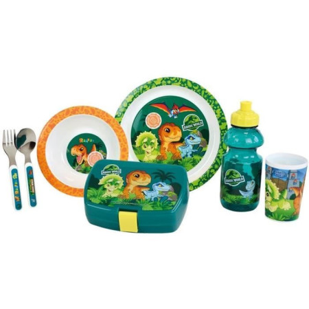 Lot Vaisselle Jurassic pour Enfant - FUN HOUSE - 006322 - Verre