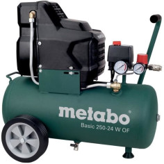 Compresseur - METABO - Basic 250-24 W OF - Raccord rapide universel - Poignée caoutchoutée Compresseur - METABO - Basic 250-24 W OF - Raccord rapide universel - Poignée caoutchoutée