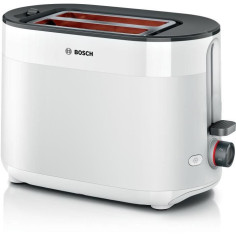 Toaster - BOSCH - TAT2M121 MyMoment - Blanc - 2 tranches - centrage automatique du pa Toaster - BOSCH - TAT2M121 MyMoment - Blanc - 2 tranches - centrage automatique du pa