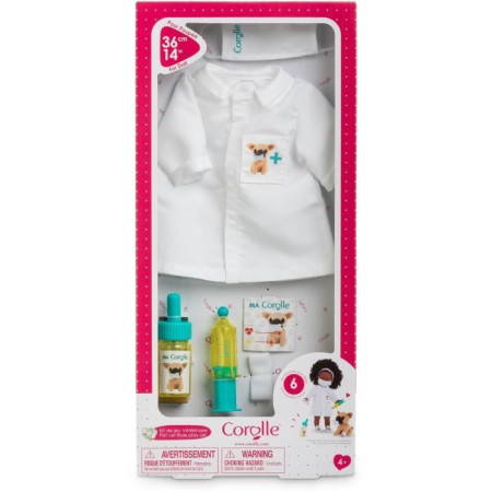 Accessoires poupée - COROLLE - Kit de Jeu Vétérinaire - Pour poupée 36 cm - 6 accesso