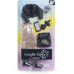 Accessoires poupée - COROLLE - Dressing de fete - Pour poupée mannequin 28 cm - 7 acc
