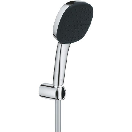 Ensemble de douche avec pommeau 2 jets, support et flexible - GROHE Vitalio Comfort 110 26399001 - Sélection facile - Economie
