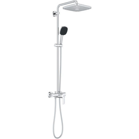 Colonne de douche avec mitigeur monocommande - Economie d'eau - GROHE Vitalio Comfort 250 - Chromé - 26985001