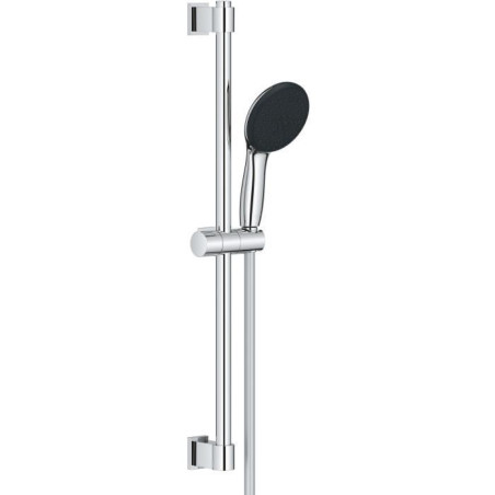 Ensemble de douche avec pommeau 2 jets, barre 60cm et flexible - GROHE Vitalio Start 110 26951001 - Economie d'eau - Chromé