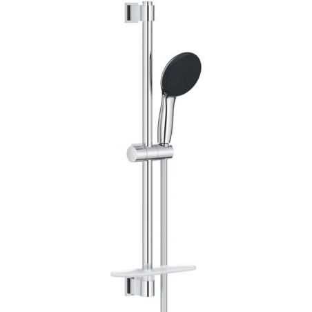 Ensemble de douche avec pommeau 2 jets, barre 60cm, flexible et tablette- GROHE Vitalio Start 110 26952001 - Economie d'eau - Ch