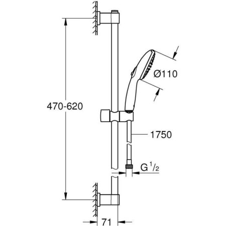 75m - GROHE Vitalio