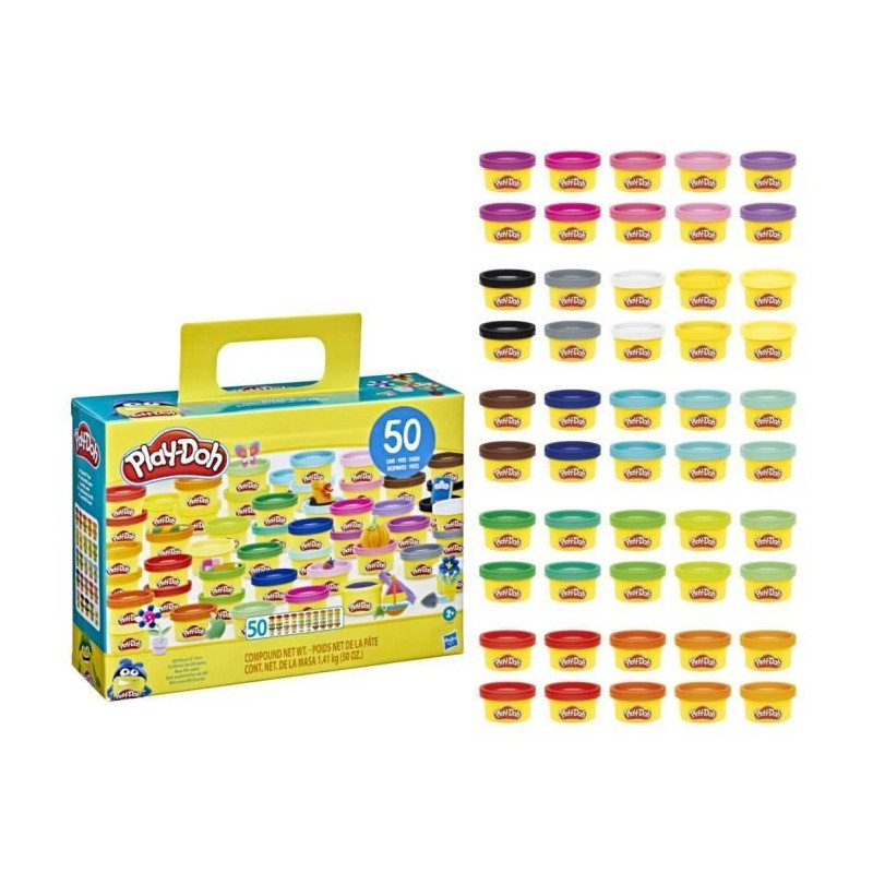 Play-Doh Barbecue Rigolo - Coffret De Pâte à Modeler Avec 6 Pots Et 6 Outils - Dès 3 Ans