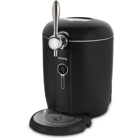 Tireuse a biere HKoeNIG BW1688 - Capacité 6L - Température réglable 3°C a 12°C 6 - Compatible tous fûts - Noir