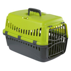 KERBL Box de transport Expedition pour chien - 48x32x32cm - Vert et gris foncé KERBL Box de transport Expedition pour chien - 48x32x32cm - Vert et gris foncé