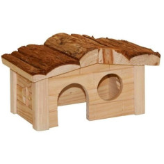 Maison pour petit rongeur - KERBL - Nature - 20 x 14 x 12 cm Maison pour petit rongeur - KERBL - Nature - 20 x 14 x 12 cm
