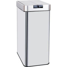 KITCHEN MOVE Poubelle automatique SILVERLAKE - 60L - Inox avec cerclage KITCHEN MOVE Poubelle automatique SILVERLAKE - 60L - Inox avec cerclage